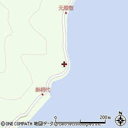 愛媛県宇和島市津島町北灘2002周辺の地図