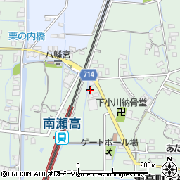 福岡県みやま市瀬高町太神1148周辺の地図