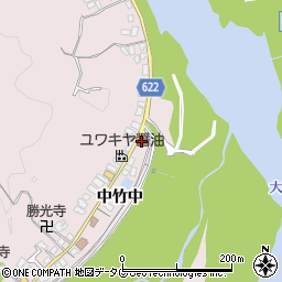 大分県大分市竹中3191周辺の地図