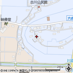 福岡県柳川市大和町六合1824周辺の地図