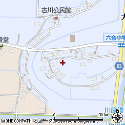 福岡県柳川市大和町六合1792周辺の地図