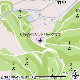 大分県大分市竹中4391周辺の地図