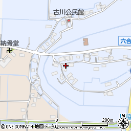 福岡県柳川市大和町六合1828周辺の地図