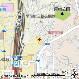 長崎県佐世保市早苗町61周辺の地図