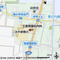 福岡県みやま市瀬高町太神1336周辺の地図