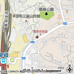 長崎県佐世保市早苗町257周辺の地図