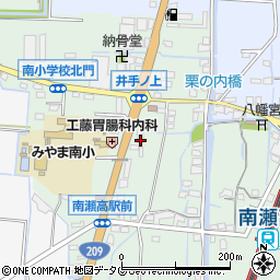 福岡県みやま市瀬高町太神1332周辺の地図