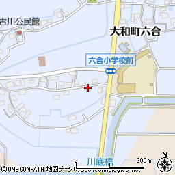 福岡県柳川市大和町六合1782周辺の地図