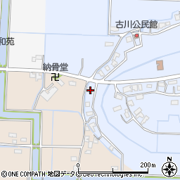 福岡県柳川市大和町六合1863周辺の地図