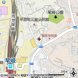 長崎県佐世保市早苗町253周辺の地図