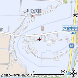 福岡県柳川市大和町六合1682周辺の地図