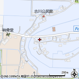 福岡県柳川市大和町六合1690周辺の地図