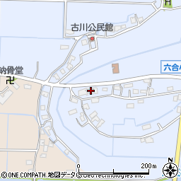福岡県柳川市大和町六合1688周辺の地図