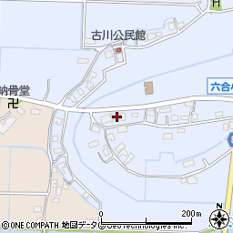 福岡県柳川市大和町六合1688周辺の地図