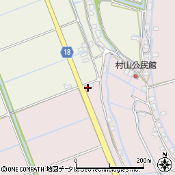 福岡県柳川市大浜町2155-4周辺の地図