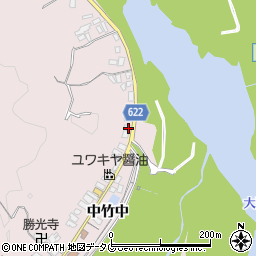 大分県大分市竹中3342周辺の地図