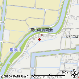 福岡県柳川市大和町明野439周辺の地図