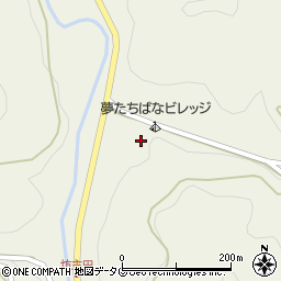福岡県八女市立花町白木3749周辺の地図
