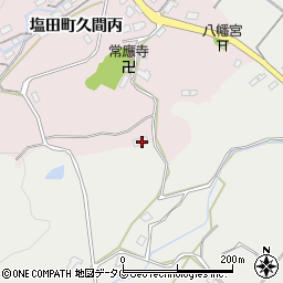 佐賀県嬉野市塩田町大字久間牛坂16-4周辺の地図