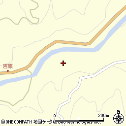 鯛生川周辺の地図