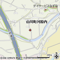 福岡県みやま市山川町河原内1180周辺の地図