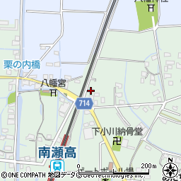 福岡県みやま市瀬高町太神1163周辺の地図