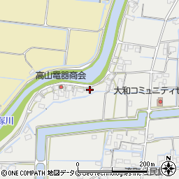 福岡県柳川市大和町明野433-2周辺の地図
