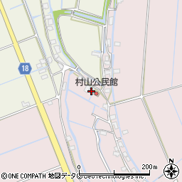 福岡県柳川市大浜町1251-3周辺の地図