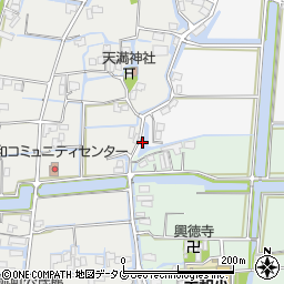 福岡県柳川市大和町塩塚1168周辺の地図