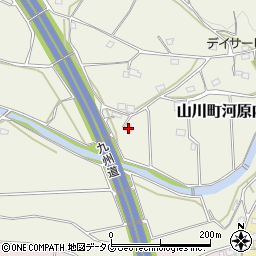 福岡県みやま市山川町河原内1201周辺の地図