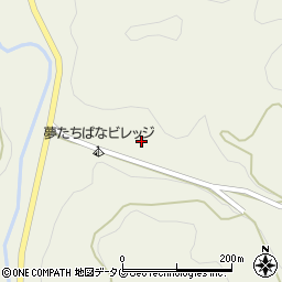 福岡県八女市立花町白木3721周辺の地図