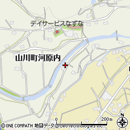 福岡県みやま市山川町河原内1257-2周辺の地図