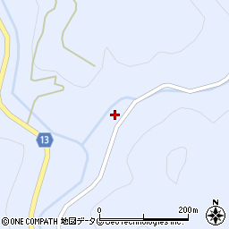熊本県山鹿市鹿北町岩野2125周辺の地図