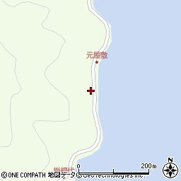 愛媛県宇和島市津島町北灘1995周辺の地図