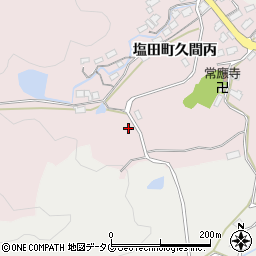 佐賀県嬉野市塩田町大字久間牛坂45-4周辺の地図