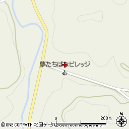 福岡県八女市立花町白木3728周辺の地図