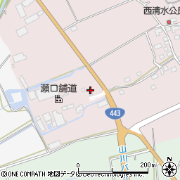 瀬口舗道株式会社　山川アスファルト合材販売所周辺の地図