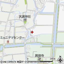 福岡県柳川市大和町塩塚1164-3周辺の地図