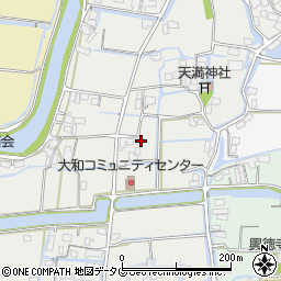 福岡県柳川市大和町明野375-1周辺の地図