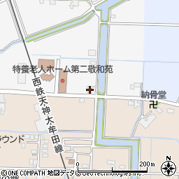 福岡県柳川市大和町塩塚1381-2周辺の地図