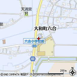 福岡県柳川市大和町六合1531周辺の地図