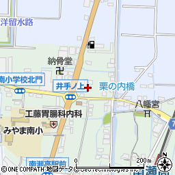 福岡県みやま市瀬高町太神1254周辺の地図