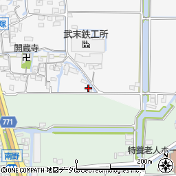 福岡県柳川市大和町塩塚1274周辺の地図
