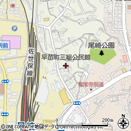 長崎県佐世保市早苗町250周辺の地図