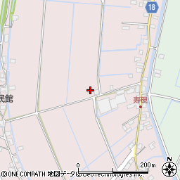 福岡県柳川市大浜町1309周辺の地図