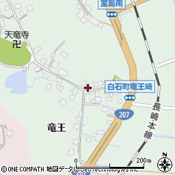 竜王公民館周辺の地図