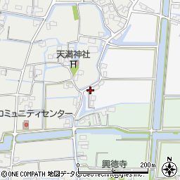 福岡県柳川市大和町塩塚1162周辺の地図