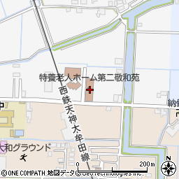 福岡県柳川市大和町塩塚1378周辺の地図