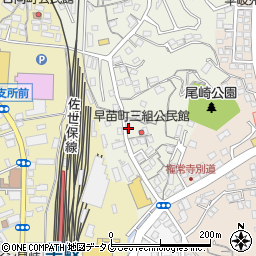 長崎県佐世保市早苗町249周辺の地図