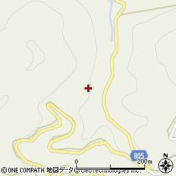 福岡県八女市立花町白木2707周辺の地図